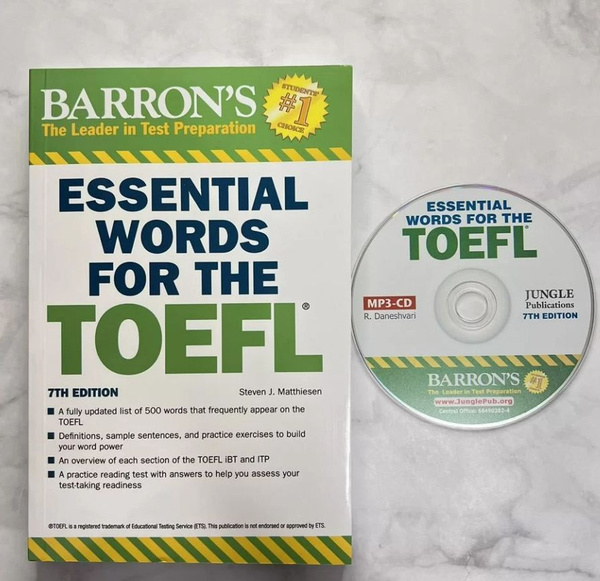 Barron s Essential Words For The TOEFL 7th Edition A5 CD DVD barron-s-essential-words-for-the-toefl-7th-edition-a5-cd-dvd