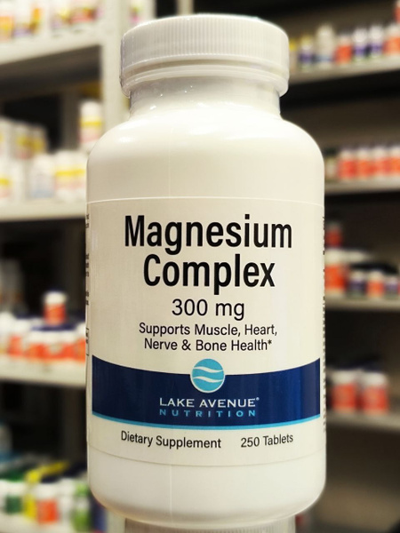 Lake Avenue Nutrition, Magnesium Complex, Комплекс магния, 300 мг, 250 ...