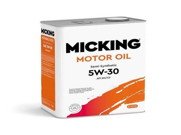 Масло моторное MICKING 5W-30 Полусинтетическое - купить в интернет ...
