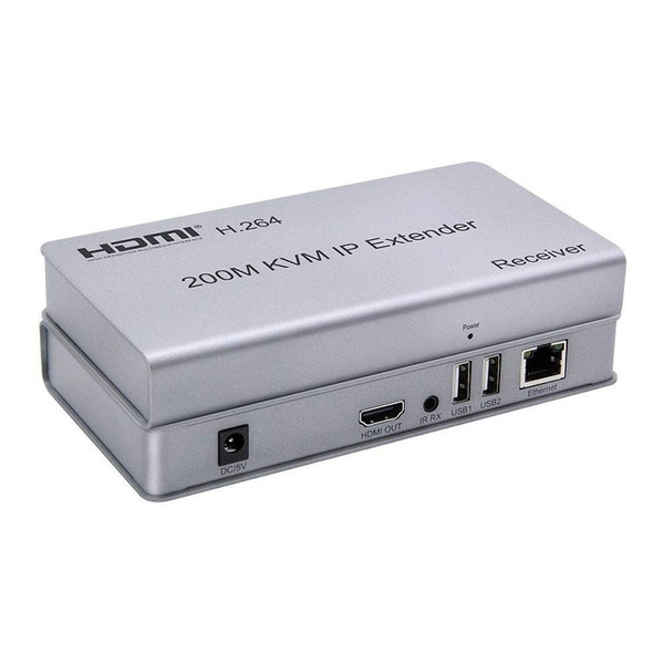 HDMI KVM-удлинитель (extender), до 200 м по витой паре, HDMI+USB, 1080p ...