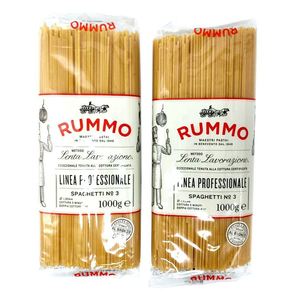 Спагетти из твёрдых сортов пшеницы № 3 RUMMO Италия, 1 кг * 2 штуки ...