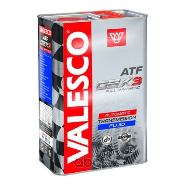 Масло трансм. VALESCO ATF Dexron III (4л.) синт. - купить по выгодной ...