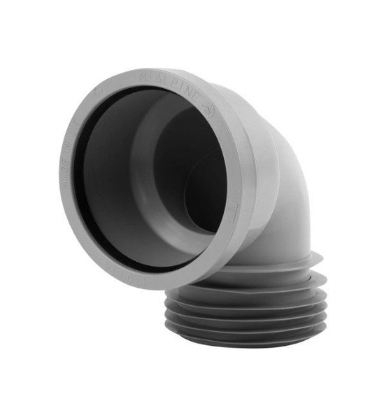 Отвод канализационный McAlpine MRDC90-GR 110мм 90*, восстановитель ...