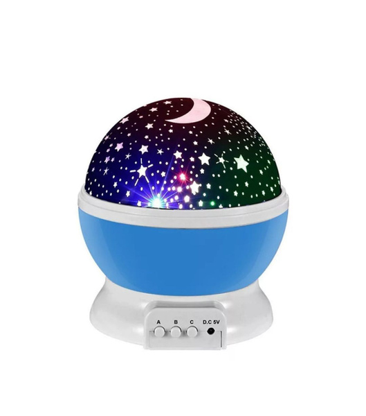 Купить Ночник-проектор настольный вращающийся / Проектор звездного неба ...