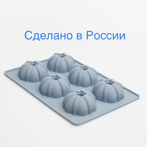 Характеристики Силиконовая форма для выпечки кексов 6 ячеек подробное ...