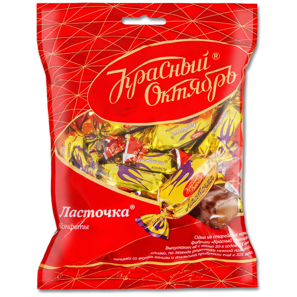 Конфеты шоколадные Красный октябрь "Ласточка", 250 г, 1 уп. - купить с ...