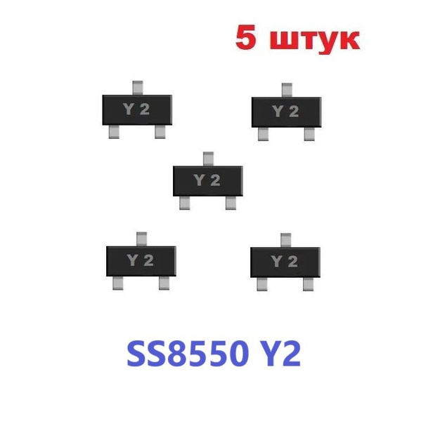 SS8550 Y2 транзистор (5 шт.) SOT23 SMD 2SA1037 схема 2SA1620 ...