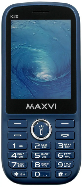 Мобильный телефон Maxvi K20, синий - купить по выгодной цене в интернет ...