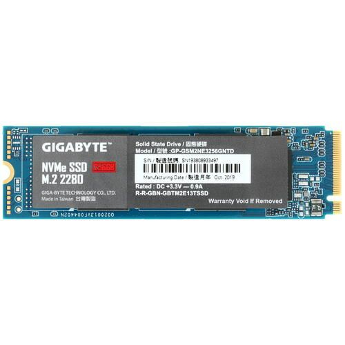 GigaByte NVMe SSD 256 Go (GP-GSM2NE3256GNTD) au meilleur prix sur