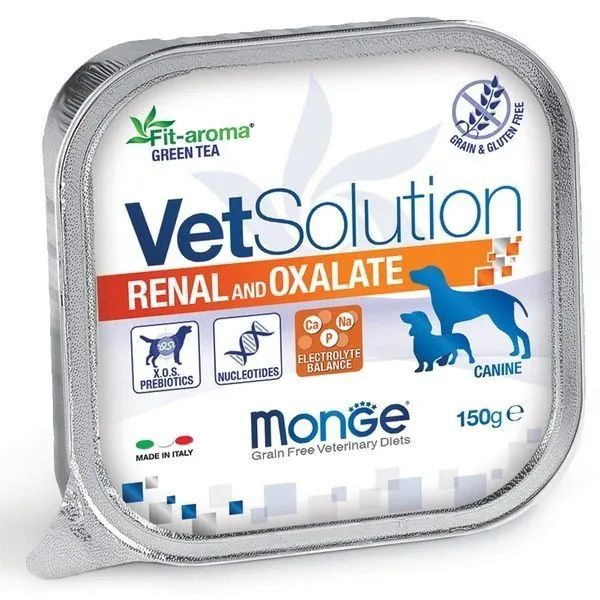 Ветеринарная диета Monge VetSolution Dog Renal and Oxalate, Ренал и ...