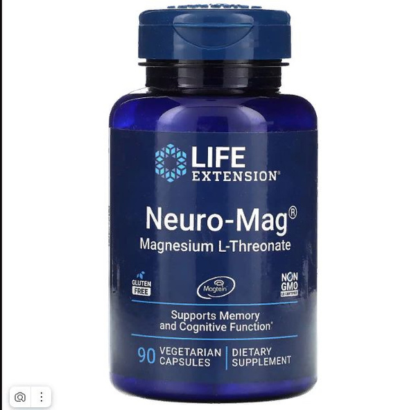 Neuro-Mag, L-треонат магния, 90 вегетарианских капсул - купить с ...