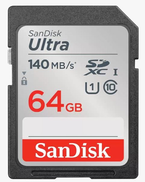 Карта памяти sdxc sandisk ultra 128 гб sdsdun4 128g gn6in