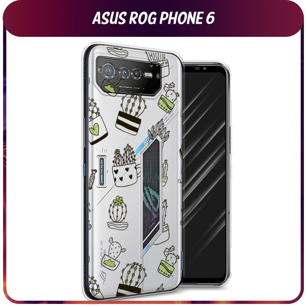Силиконовый чехол на Asus ROG Phone 6 / Асус Рог Фон 6 "Графичные ...