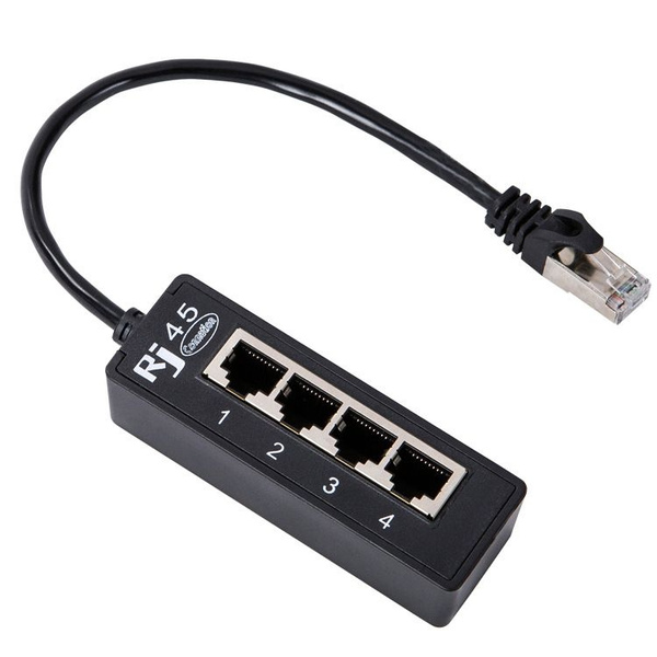 Разветвитель Ethernet RJ45, удлинитель, сетевой порт 2/3/4 - купить с ...