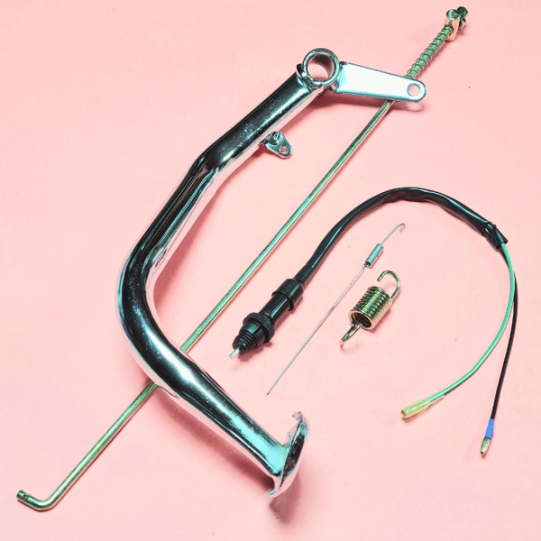 Педаль заднего тормоза+ Датчик стоп-сигнала (лягушка)+ Пружина датчика ...