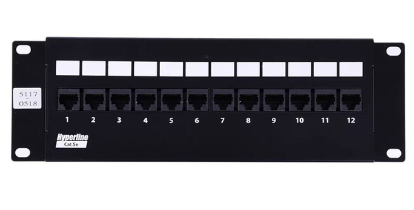 Hyperline Патч-панель PPW-12-8P8C-C5e-FR - купить с доставкой по ...