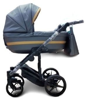 Коляска универсальная 2 в 1 Adamex Rimini RI252, синий - купить с ...