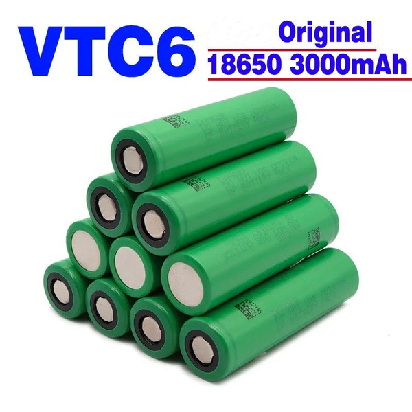 Оригинальная VTC6 18650 батарея 3,7 В 3000 мАч Перезаряжаемый Литий ...