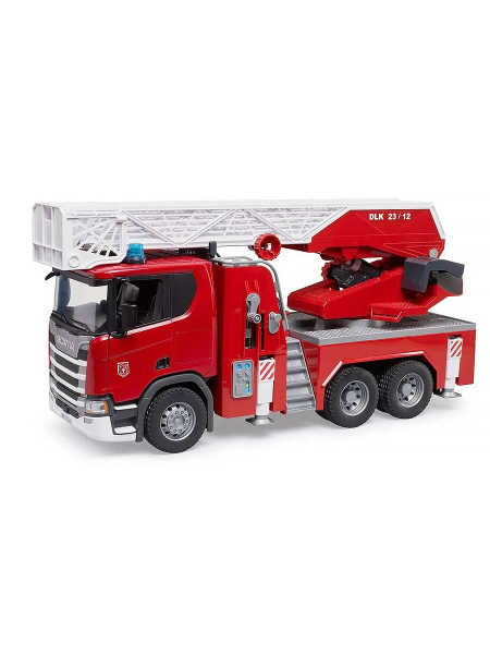 Пожарная машина Scania (свет, звук, водяная помпа) Bruder 03-591 ...