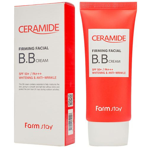 FARMSTAY BB крем для лица укрепляющий с керамидами SPF 50+/PA+++, 50 г ...