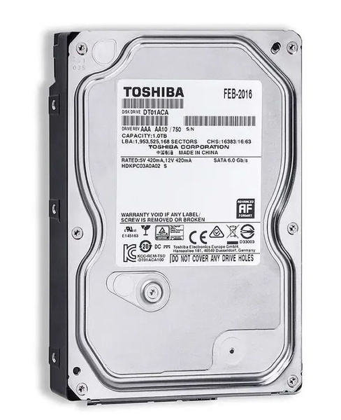 1 ТБ Внутренний жесткий диск Toshiba 3.5"Синий Hard Disk Driver HDD ...