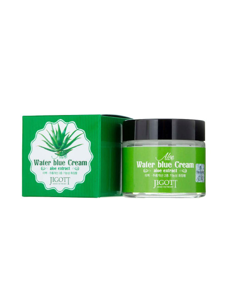 Крем для лица с алоэ JIGOTT ALOE WATER BLUE CREAM 70 ml - купить с ...