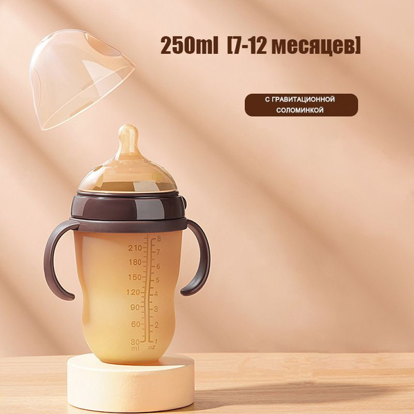 Силиконовая бутылочка с имитацией грудного молока с ручкой - купить с ...