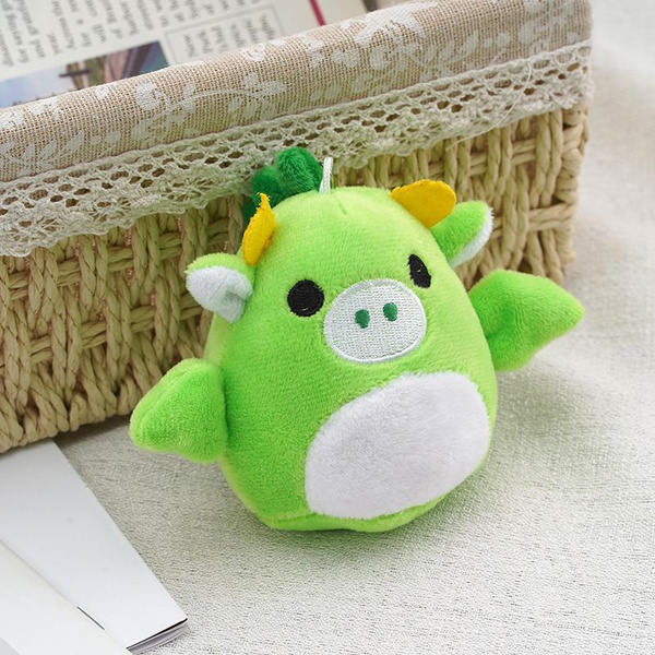 Ключевая цепочка Squishallow из плюшевой игрушки в форме животного ...