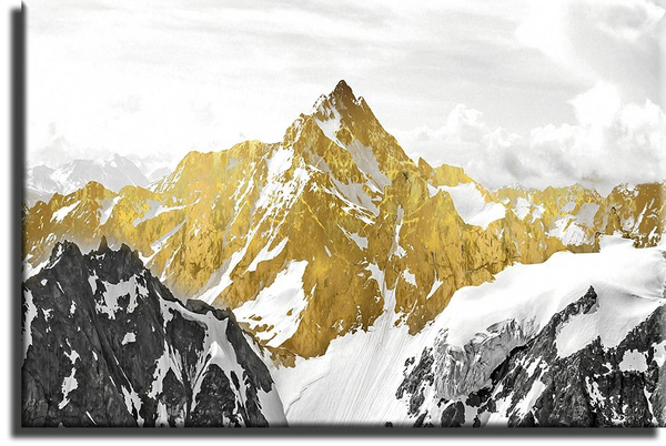Интерьерная картина "Золотые горы" 90х60 см - купить по низкой цене в ...