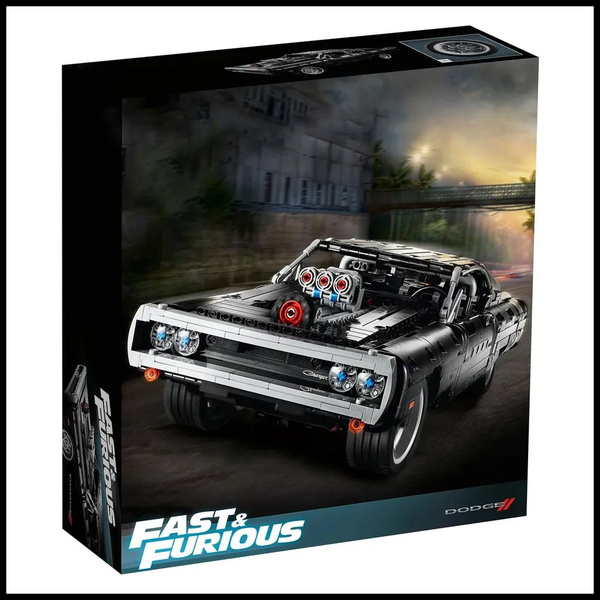 Конструктор техник машина Dodge Charger Доминика Торетто 1077 деталей ...