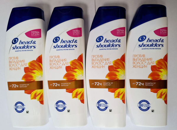Шампунь Head&Shoulders 400 мл, против выпадения волос для женщин, набор ...