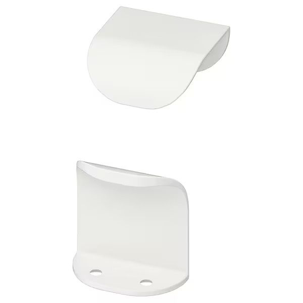 Мебельная ручка 4 шт ИКЕА БИЛЬСБРУ (IKEA BILLSBRO) 40 мм белый - купить ...