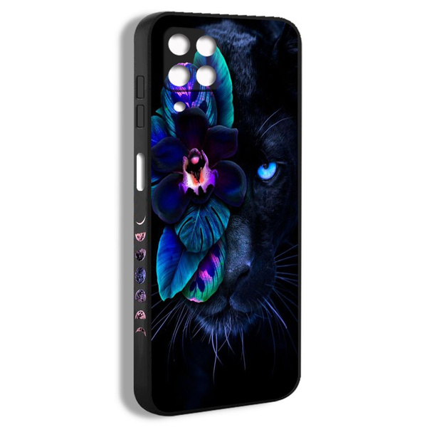чехол для смартфона Подходит для Samsung Galaxy A12 Черная пантера ...