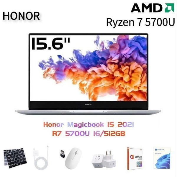 Ноутбук Honor Magicbook 15 2021, светло-бежевый купить по низкой цене ...