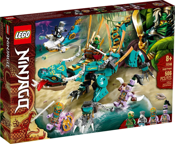 Лего NINJAGO серия, LEGO Конструктор, лего 71746 Дракон из джунглей ...