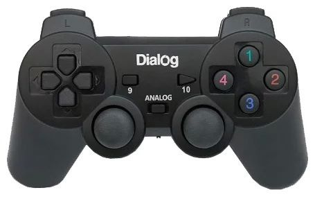 Геймпад Dialog, для Windows, MacOS, черный - купить по выгодной цене в ...