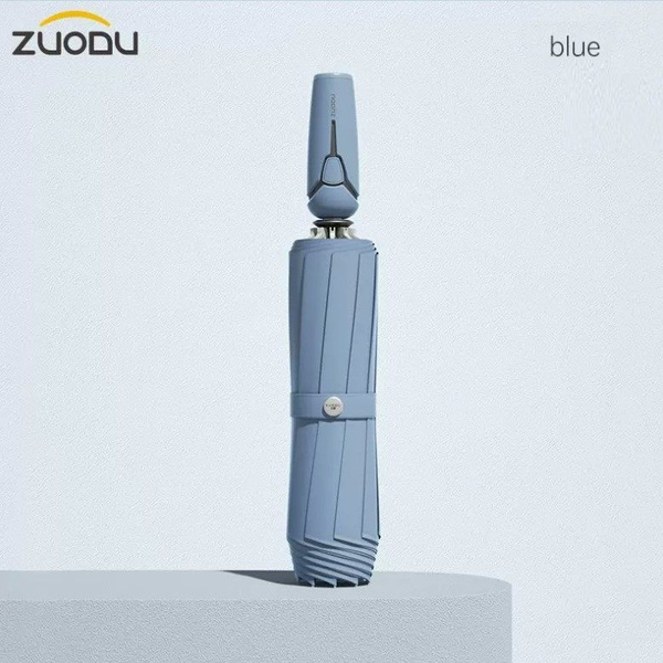 Зонт ZUODU, Обратное сложение, голубой купить по низкой цене в интернет ...