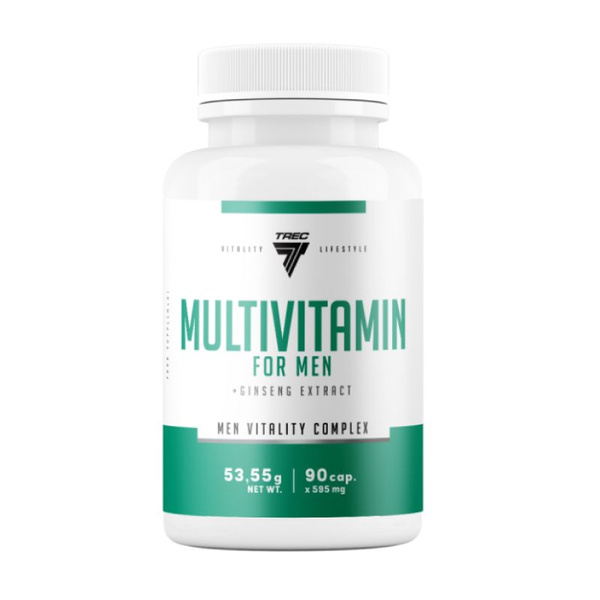 Витамины и минералы Trec Nutrition Multivitamin For Men, 90 капсул ...