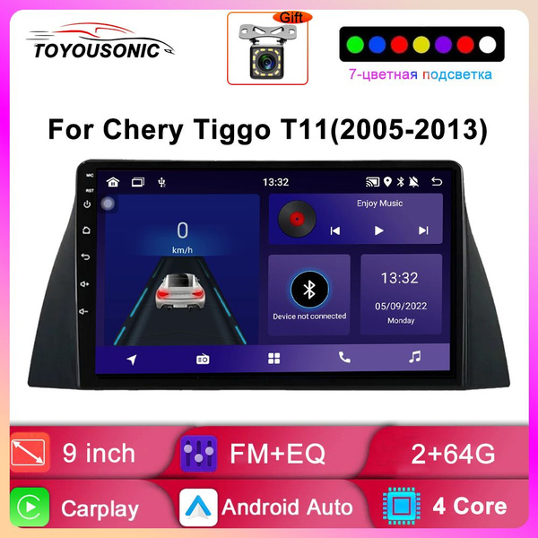 Штатная магнитола 2 дин Андроид Chery Tiggo t11 - Чери Тигго Т11-2+64G ...