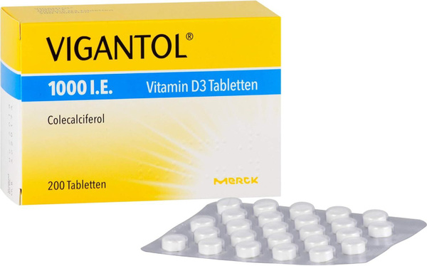 Vigantol 1000 I.E. Вигантол D3 для взрослых и детей 200 таблеток ...