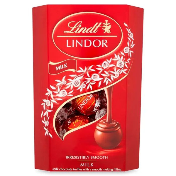 Шоколадные конфеты Lindt Lindor (Линдор) Milk Молочные 200 гр - купить ...