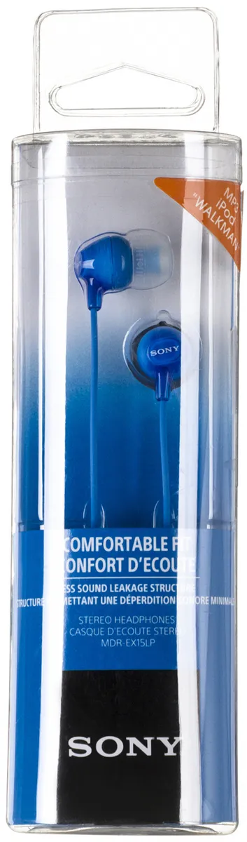 Наушники Sony MDR-EX15LP, синий #3