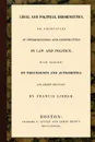 Legal and Political Hermeneutics - Francis Lieber