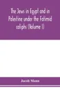 The Jews in Egypt and in Palestine under the Fatimid caliphs; a contribution to their political and communal history based chiefly on genizah material hitherto unpublished (Volume I) - Jacob Mann