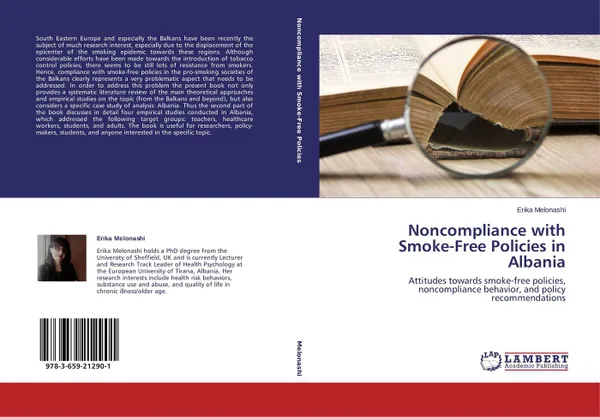 Обложка книги Noncompliance with Smoke-Free Policies in Albania, Erika Melonashi