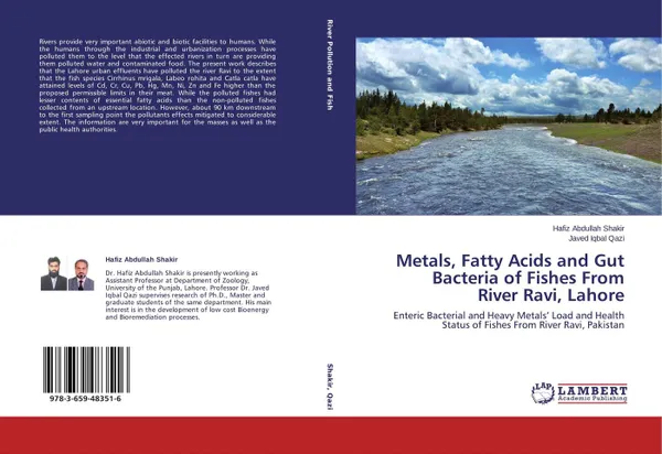 Обложка книги Metals, Fatty Acids and Gut Bacteria of Fishes From River Ravi, Lahore, Hafiz Abdullah Shakir and Javed Iqbal Qazi