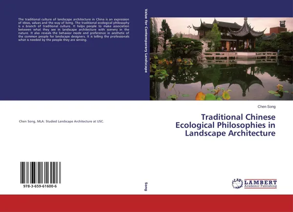 Обложка книги Traditional Chinese Ecological Philosophies in Landscape Architecture, Chen Song