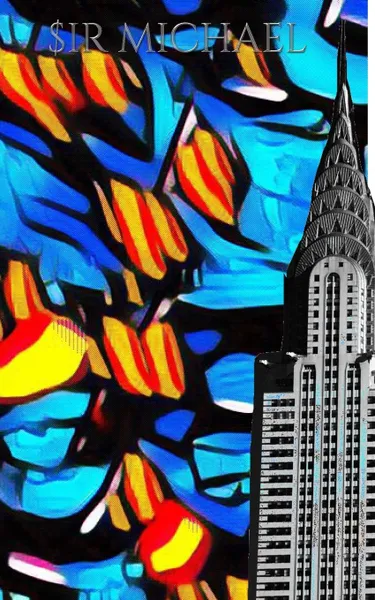 Обложка книги Iconic Chrysler Building New York City Sir Michael Huhn  pop art Drawing Journal, Michael Huhn, Sir Michael Huhn