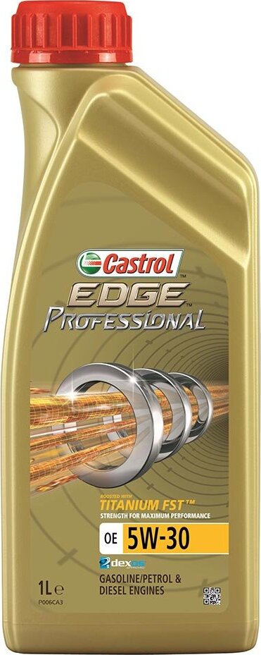 фото Моторное масло CASTROL EDGE Professional OE Titanium FST, синтетическое, 5W-30, 1 л 15802F