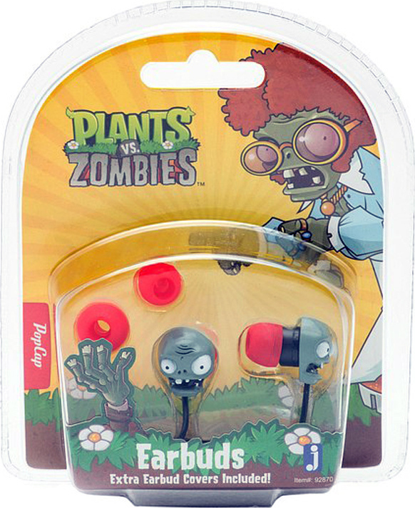 фото Наушники Plants vs Zombies earbuds